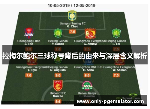 拉梅尔鲍尔三球称号背后的由来与深层含义解析