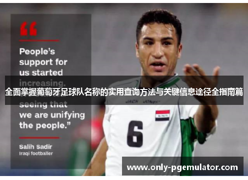 全面掌握葡萄牙足球队名称的实用查询方法与关键信息途径全指南篇 全面掌握葡萄牙足球队名称的实用查询方法与关键信息途径全指南篇